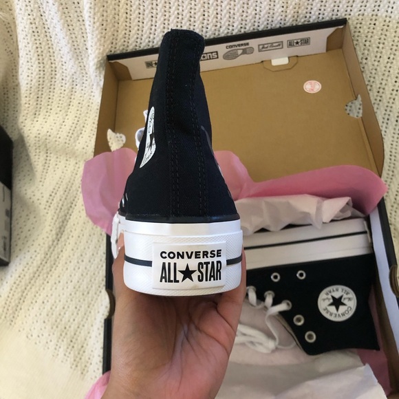 Black platform kuromi& my melody converse - Picture 4 of 6